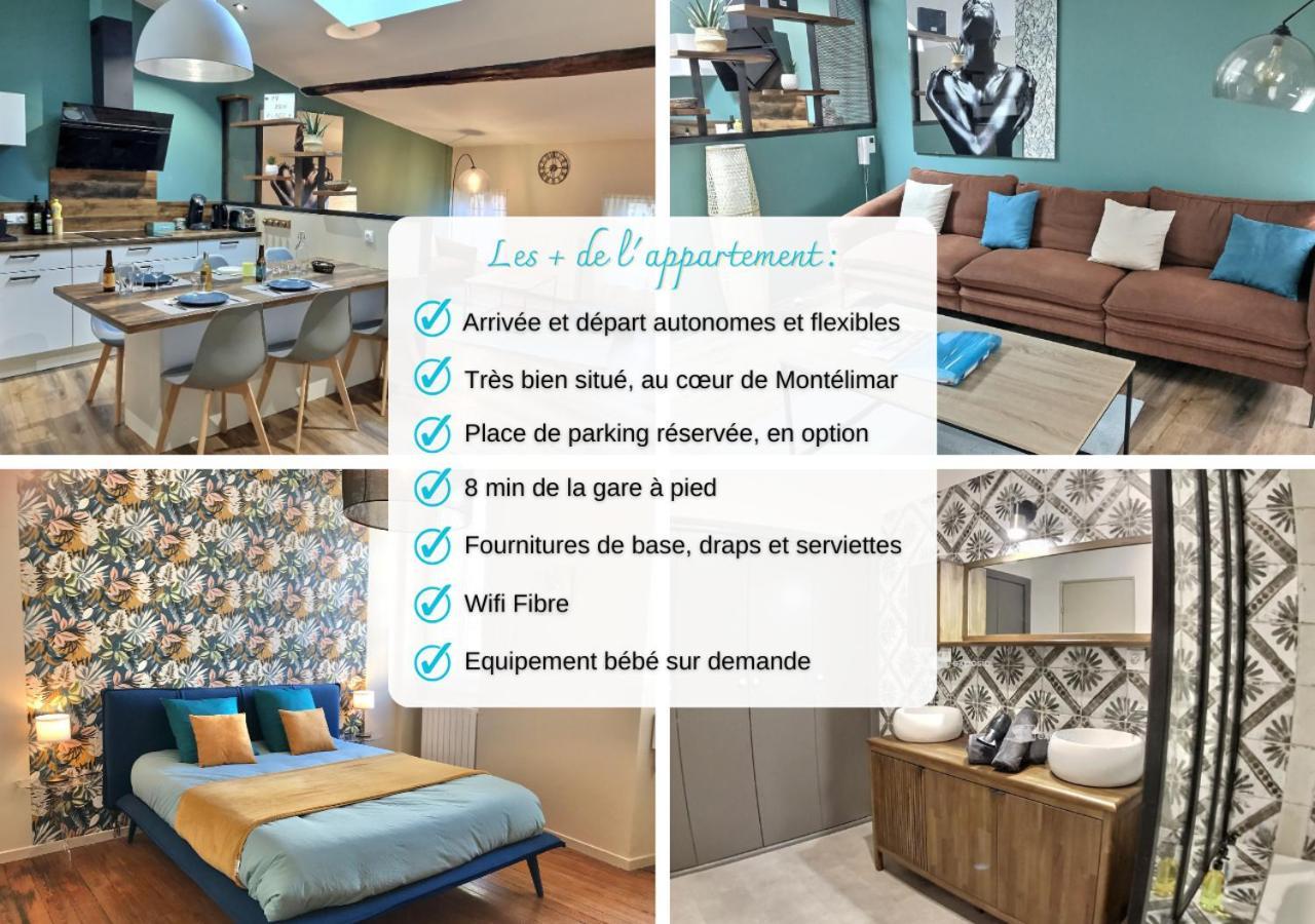 Myzenplace - Duplex 100M2 Cosy, Atypique, Situation Ideale, Parking Montélimar Exteriér fotografie